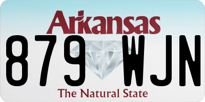 AR license plate 879WJN