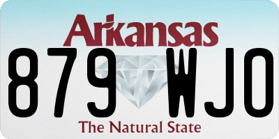 AR license plate 879WJO