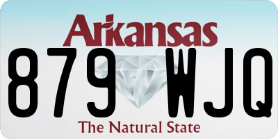 AR license plate 879WJQ