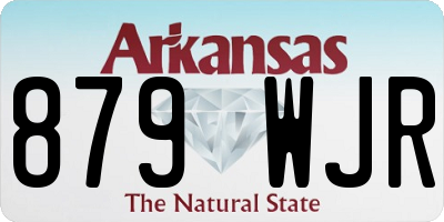 AR license plate 879WJR