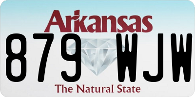 AR license plate 879WJW