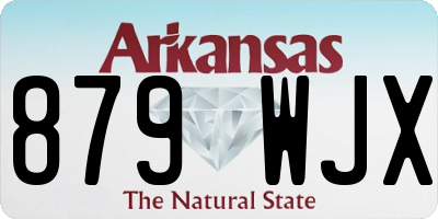 AR license plate 879WJX