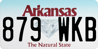 AR license plate 879WKB