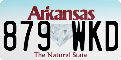AR license plate 879WKD