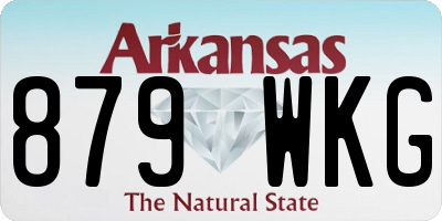 AR license plate 879WKG
