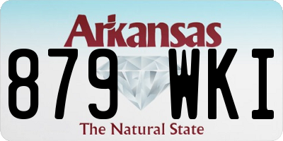 AR license plate 879WKI