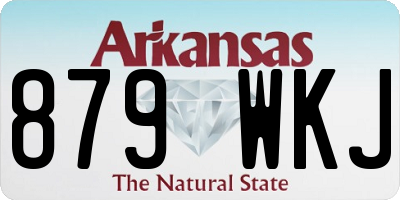 AR license plate 879WKJ