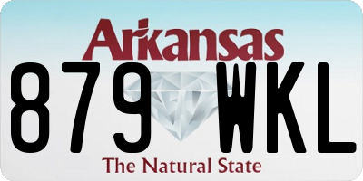 AR license plate 879WKL
