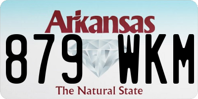 AR license plate 879WKM