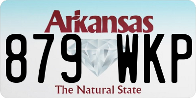 AR license plate 879WKP
