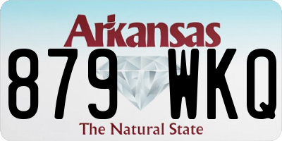 AR license plate 879WKQ