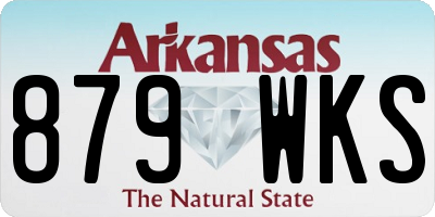 AR license plate 879WKS