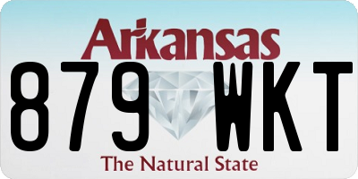 AR license plate 879WKT