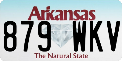 AR license plate 879WKV