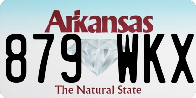 AR license plate 879WKX