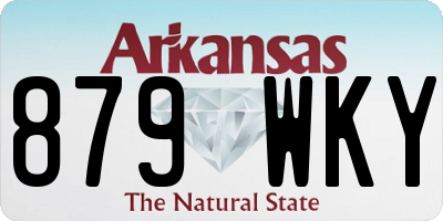 AR license plate 879WKY