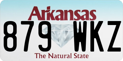 AR license plate 879WKZ
