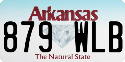 AR license plate 879WLB
