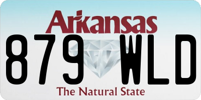 AR license plate 879WLD