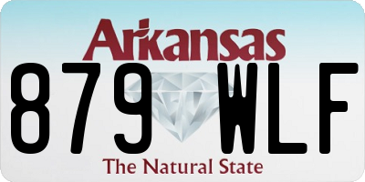 AR license plate 879WLF