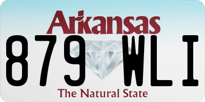 AR license plate 879WLI