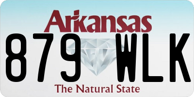 AR license plate 879WLK
