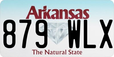 AR license plate 879WLX