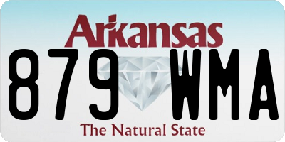 AR license plate 879WMA