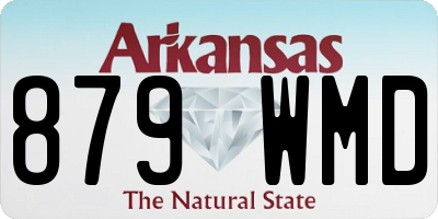 AR license plate 879WMD