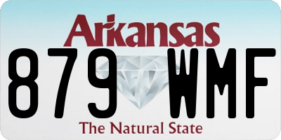 AR license plate 879WMF