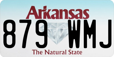 AR license plate 879WMJ