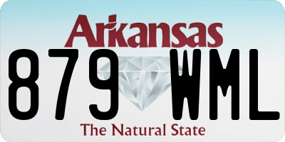 AR license plate 879WML