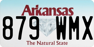 AR license plate 879WMX