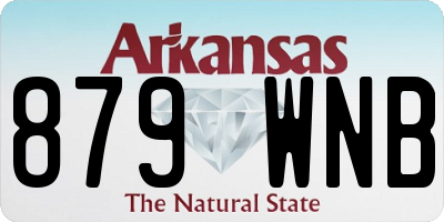AR license plate 879WNB