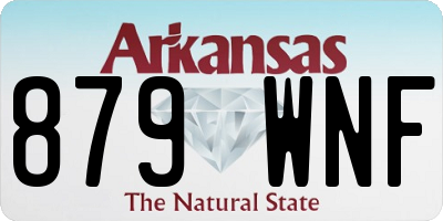 AR license plate 879WNF