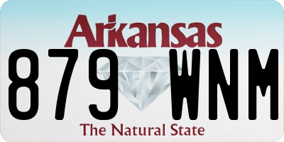 AR license plate 879WNM