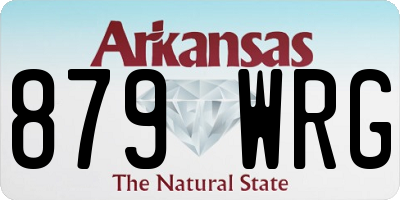 AR license plate 879WRG
