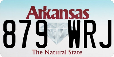 AR license plate 879WRJ