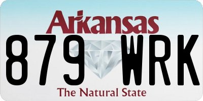 AR license plate 879WRK