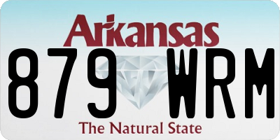 AR license plate 879WRM