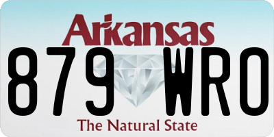 AR license plate 879WRO