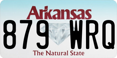 AR license plate 879WRQ
