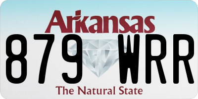 AR license plate 879WRR