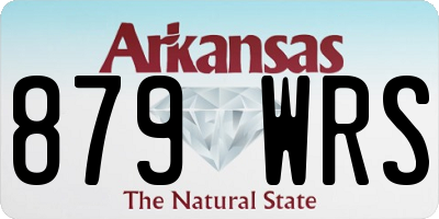 AR license plate 879WRS