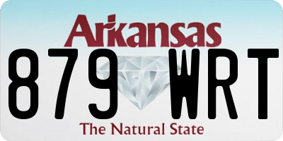 AR license plate 879WRT