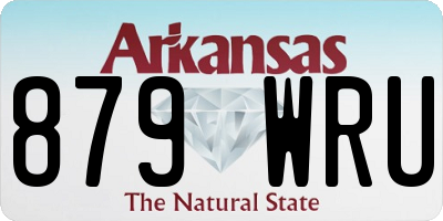 AR license plate 879WRU