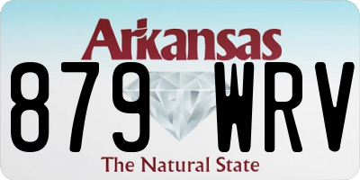 AR license plate 879WRV