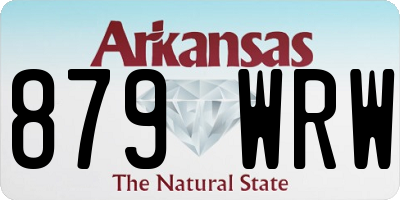 AR license plate 879WRW
