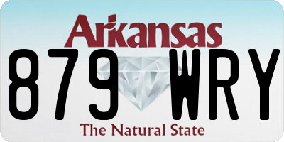 AR license plate 879WRY