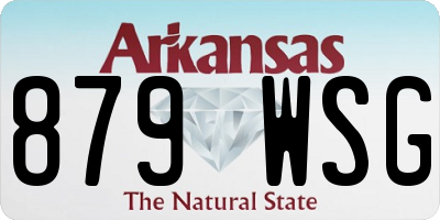 AR license plate 879WSG